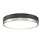 Z-Lite Algar Flush Mount, 1-Light, 16 In.W x 3 In.H, Matte Black + Brushed Nickel/Frosted 1006F16-MB-BN-LED - alternate 1